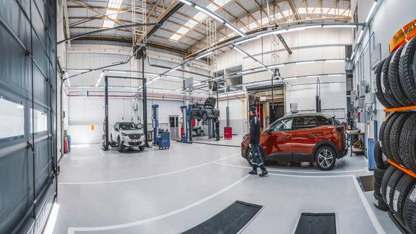 Atelier du garage HORIZON AUTOMOBILES à Wittenheim
