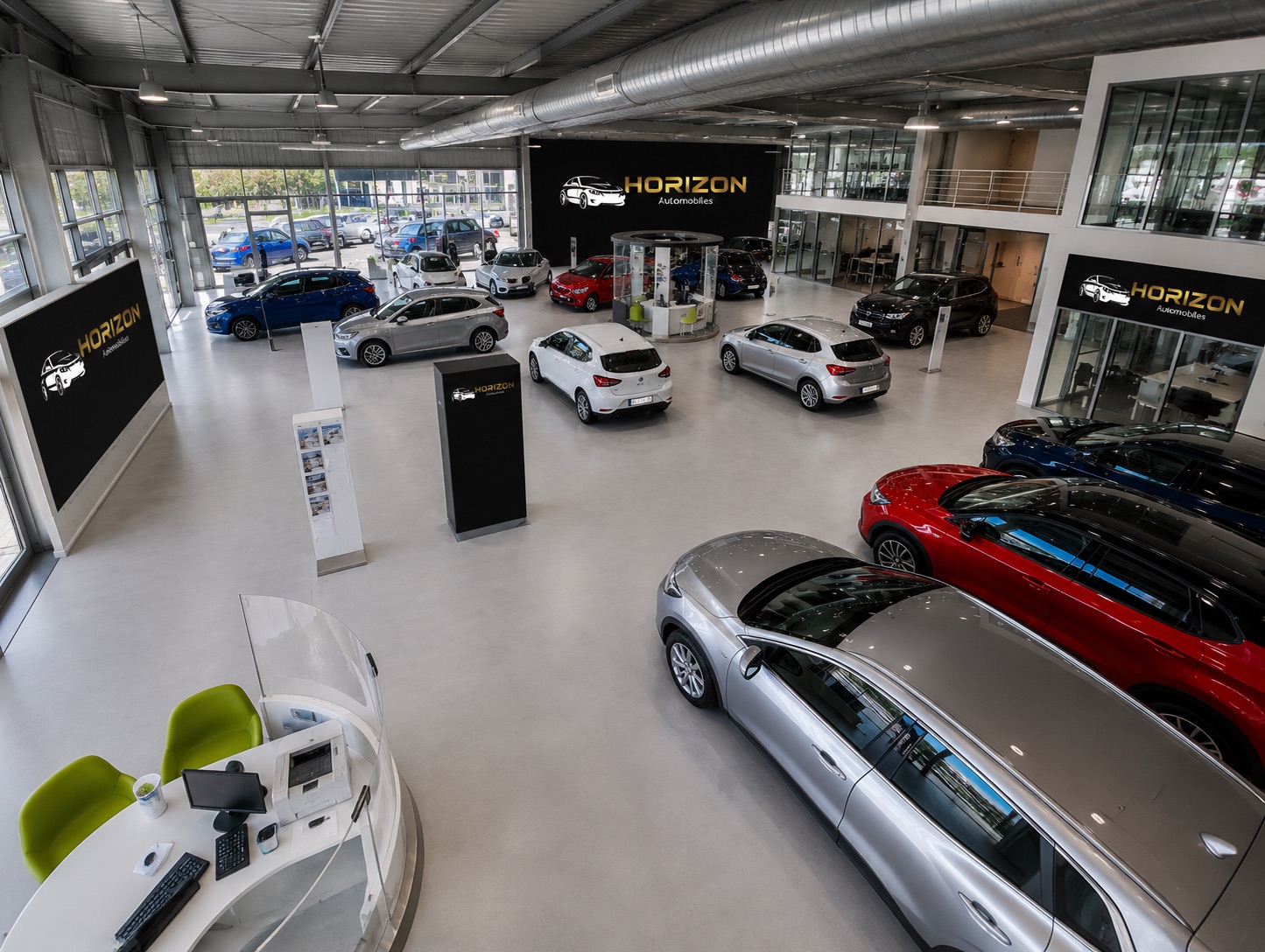 Showroom du garage HORIZON AUTOMOBILES à Wittenheim